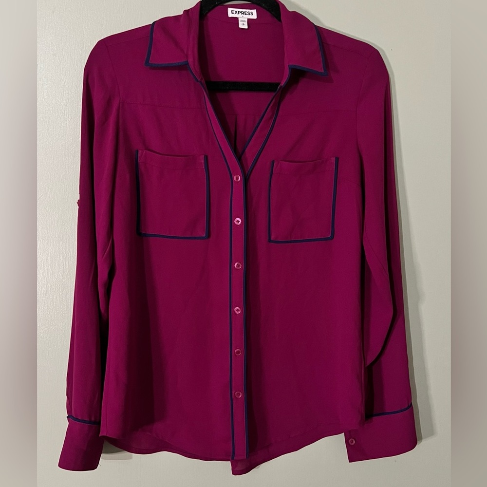 EUC Express Button Down Shirt Size Small